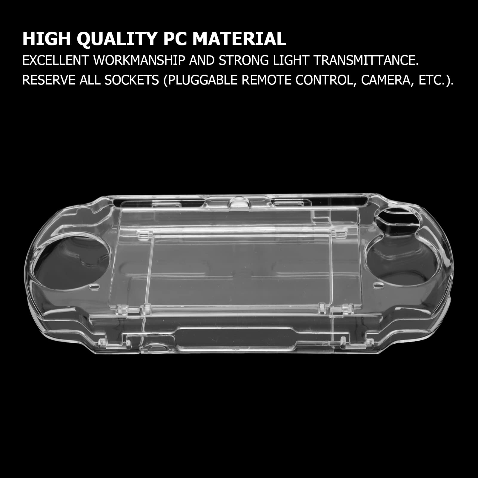 Universal Protective Case, Made of PC Material, Excellent Workmanship, Light Transmission, Shockproof, Anti Pressure, Anti Scratch Suitable for PSP2000 PSP3000