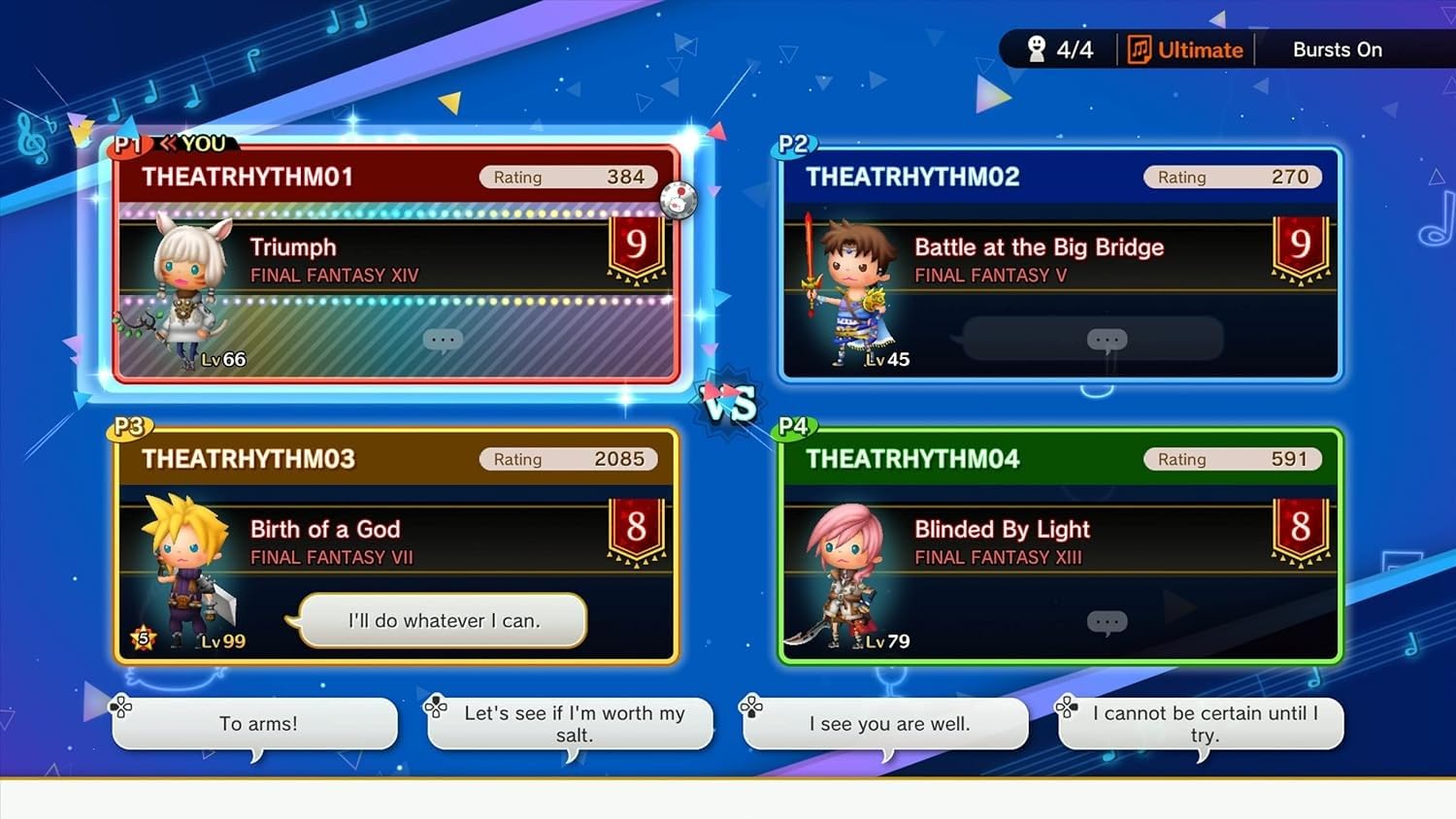 Theatrhythm Final Bar Line (Nintendo Switch)