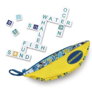 BANANAGRAMS Oceanic Edition Family Board Game, (u-3c-25447)