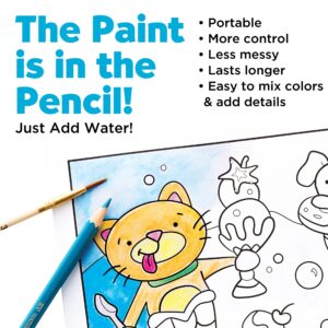 Faber-Castell Paint by Number Mermaid Pets - Kids Watercolor Mermaid Craft for Ages 6-8+