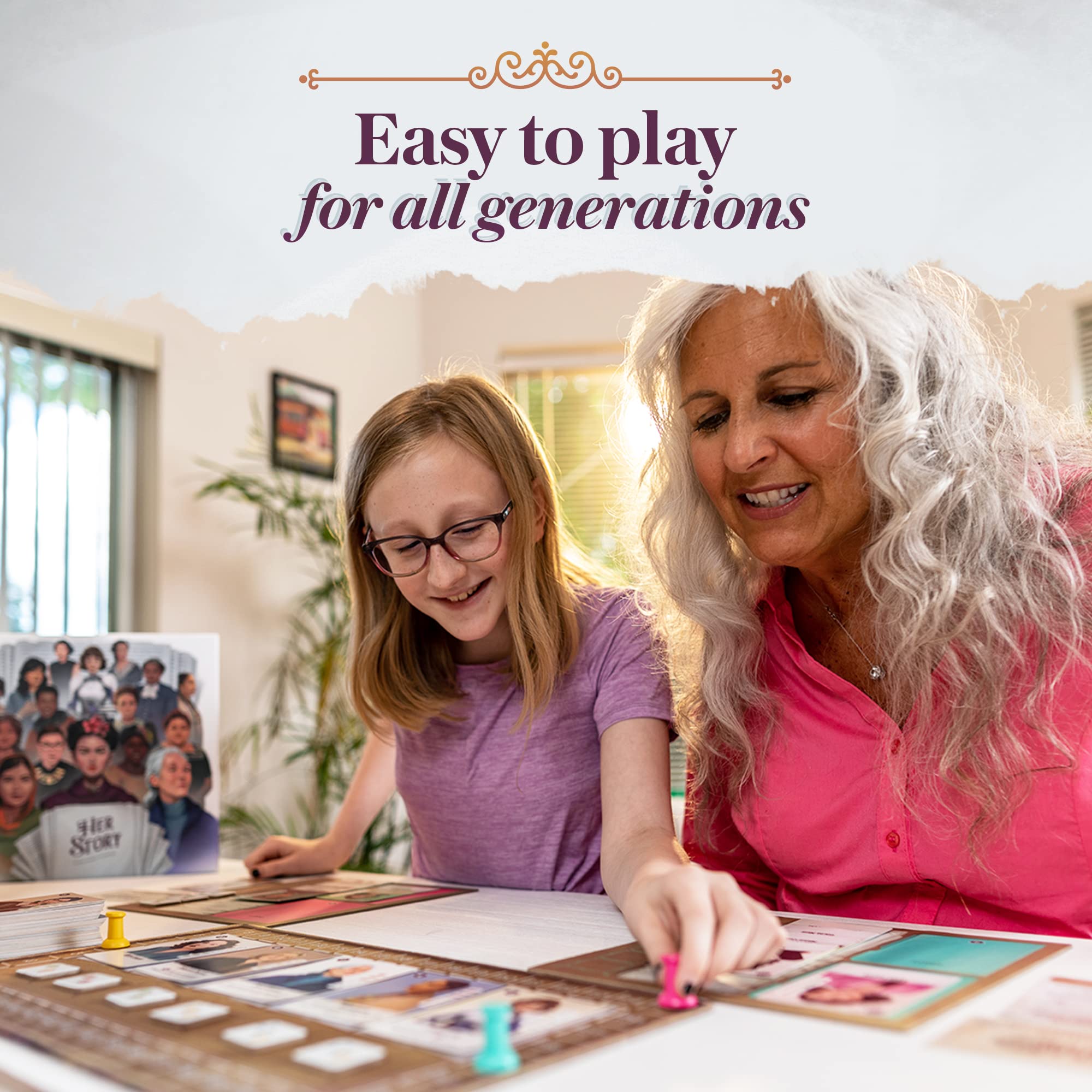 Herstory: The Board Game of Remarkable Women for Family Game Night | Ages 8 & Up