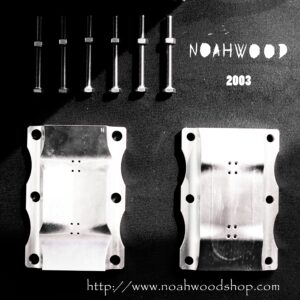 NOAHWOOD Wooden PRO 9.5S Fingerboard Complete (Noah Team 9.5S Short Nose Short Tail) Hand Mould Made(+34mm Prince Silvery Trucks)(+NW Handmade PRO Logo Wheels ii)(PSA/Troll)