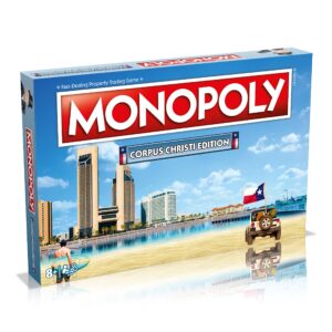 MONOPOLY Board Game - Corpus Christi Edition: 2-6 Players Family Board Games for Kids and Adults, Board Games for Kids 8 and up, for Kids and Adults, Ideal for Game Night