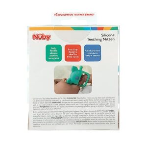 Nuby Silicone Wrist Teething Mitten - Baby Teether Ring - 3+ Months - Koala