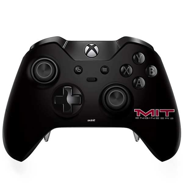 Skinit Decal Gaming Skin Compatible with Xbox One Elite Controller - Officially Licensed Massachusetts Institute of Technology MIT Engineers Black Design