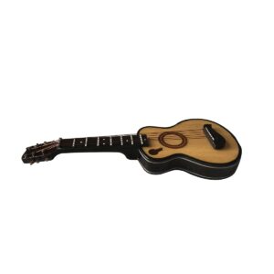 ALANO 14cm Wooden Mini Guitar Model Guitar Decorations Mini Guitar Ornaments