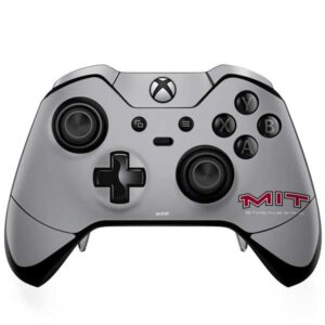 skinit decal gaming skin compatible with xbox one elite controller - officially licensed massachusetts institute of technology mit engineers grey design