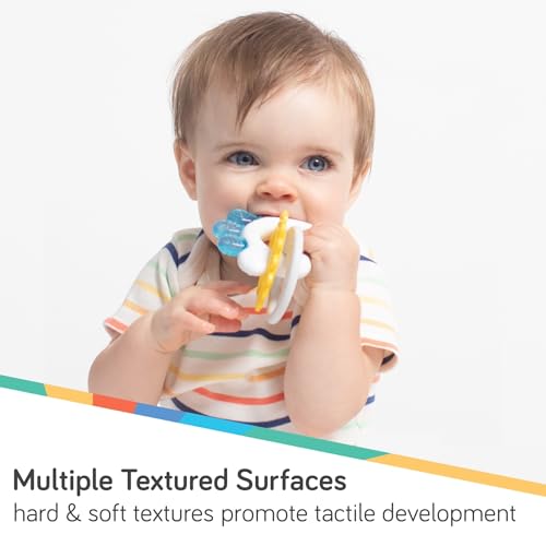 Nuby Cloud Teether with Sun and Silicone Rain Links : 3+ Months