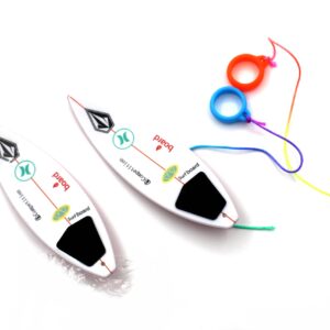 MAOERYAN Finger Surfboard/Rad Fingerboard Toy/Surf The Wind/Mini Board for Kids and Surfers Hone Surfer Skills