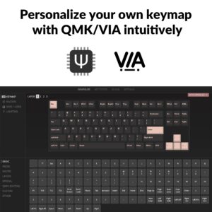 Keychron Q3 Wired Custom Mechanical Keyboard with Hot-swappable K Pro Silver Switch, QMK/VIA Programmable Macro, Full Aluminum Tenkeyless Layout 87 Keys Compatible with Mac Windows Linux (Black)