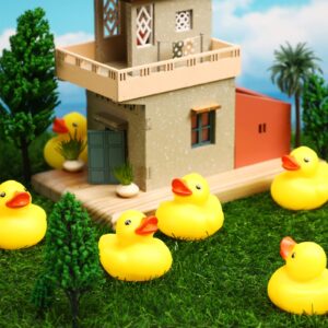 48 Pcs 2 Inch Yellow Rubber Duck Bath Toys large Rubber Ducks Bath Ducks Squeak Bathtub Toys for Birthday Pool Party Decoration Game Supplies Boys and Girls