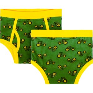 John Deere Boys' Toddler Child Underwear Brief, Green Lime Green Dark Green, 4T-5T