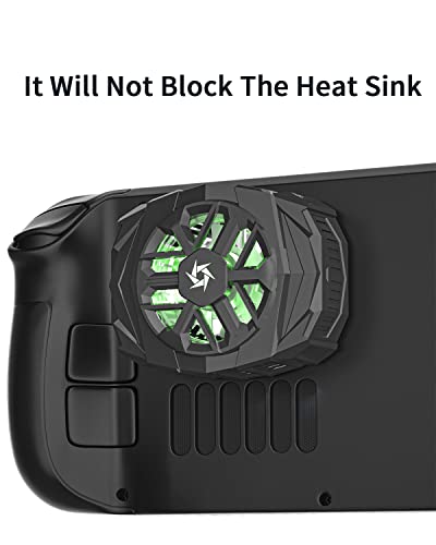 YIGORN Steam Deck Fan Cooler,Steam Deck Heatsink,Valve Steam Deck Radiator Upgrade,Cooling Stand Dock,Advanced Accessories Smartphone/Pad/Nintendo Switch Semiconductor Cooling Technology