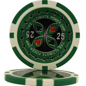 600pcs 13.5G Ultimate Casino Poker Chips Set with Heavy Duty Acrylic Case & Chips Trays