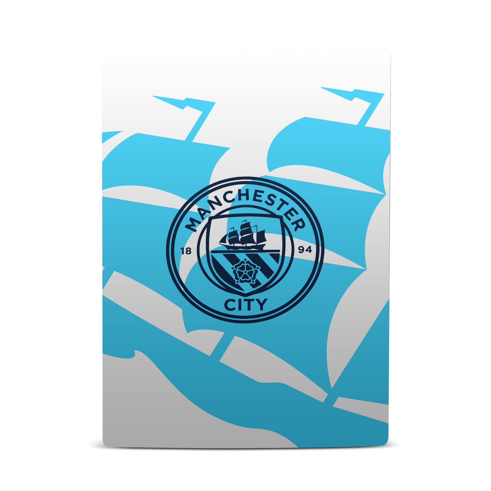 Head Case Designs Officially Licensed Manchester City Man City FC Badge Ship Logo Art Vinyl Faceplate Gaming Skin Decal Compatible With Sony PlayStation 5 PS5 Digital Console and DualSense Controller