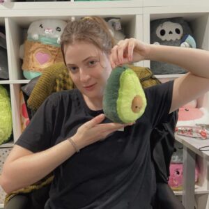 Squishable / Snugglemi Snacker Avocado 5'' Plush