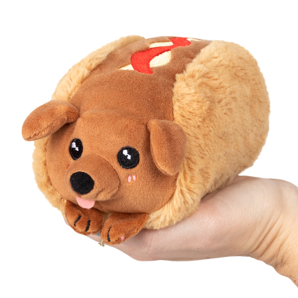 Squishable / Snugglemi Snackers Dachshund Hot Dog 5'' Plush