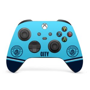 Head Case Designs Officially Licensed Manchester City Man City FC Badge Ship Logo Art Vinyl Sticker Gaming Skin Decal Cover Compatible With Xbox Series X Console and Controller Bundle