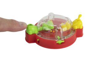 world's smallest hungry hungry hippos, super fun for outdoors, travel & family game night, multicolor, miniature