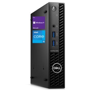 dell optiplex 3000 mff business desktop, 12th gen intel core i5-12500t, 16gb ram, 1tb ssd, hdmi, rj-45, wired kb&mouse, displayport, wi-fi 6, windows 11 pro, black