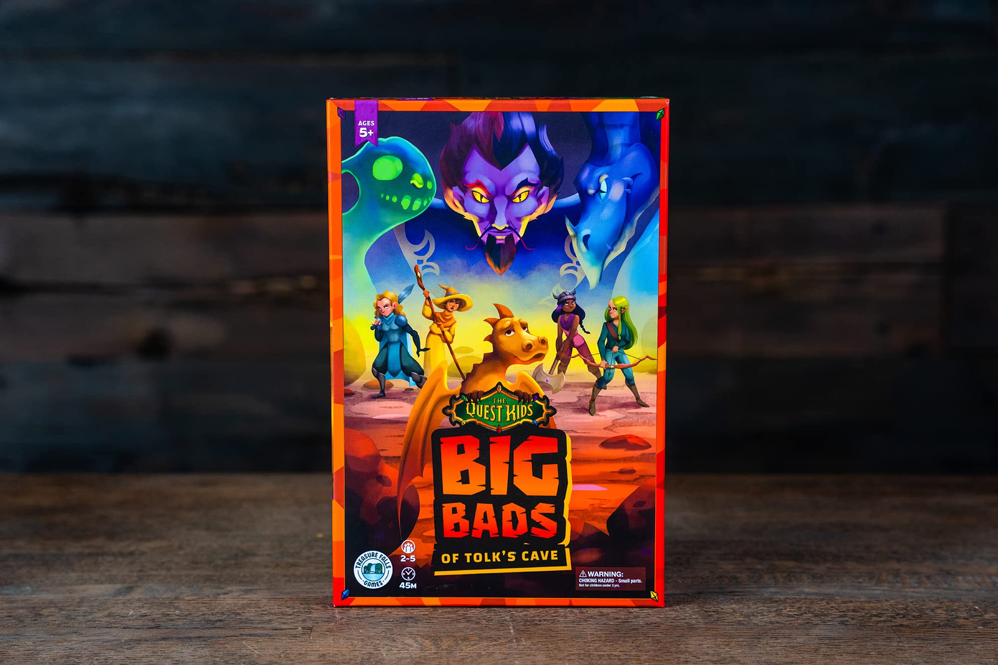 The Quest Kids: The Big Bads of Tolk's Cave | Treasure Falls Games | A Fantasy Expansion for Kids 5 Years Old and Up