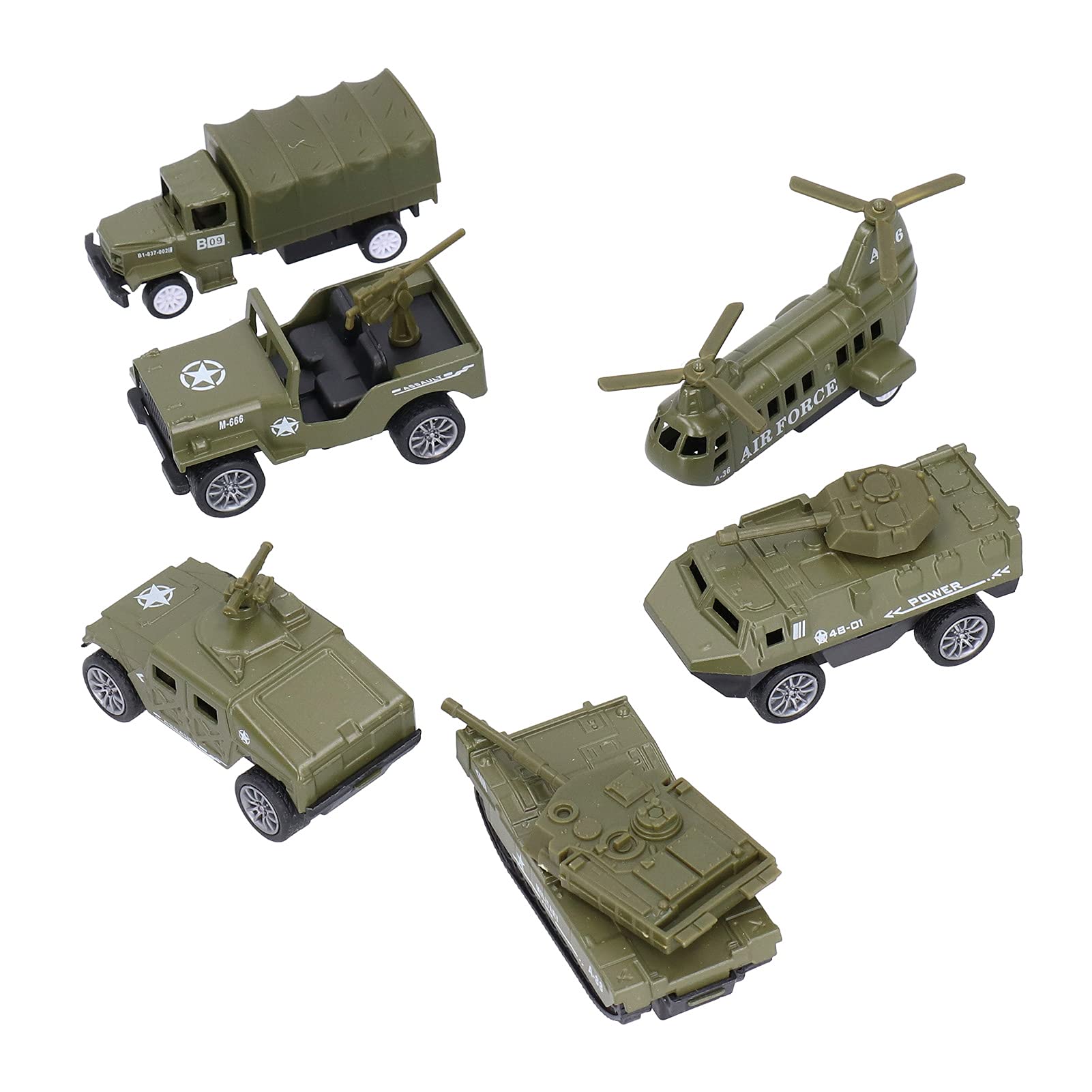 Tnfeeon Military Car Model, Alloy Truck Vehicle, Strong Model Car, for Kids Adults Children Boys Girls