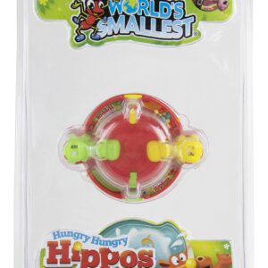 World's Smallest Hungry Hungry Hippos, Super Fun for Outdoors, Travel & Family Game Night, Multicolor, Miniature