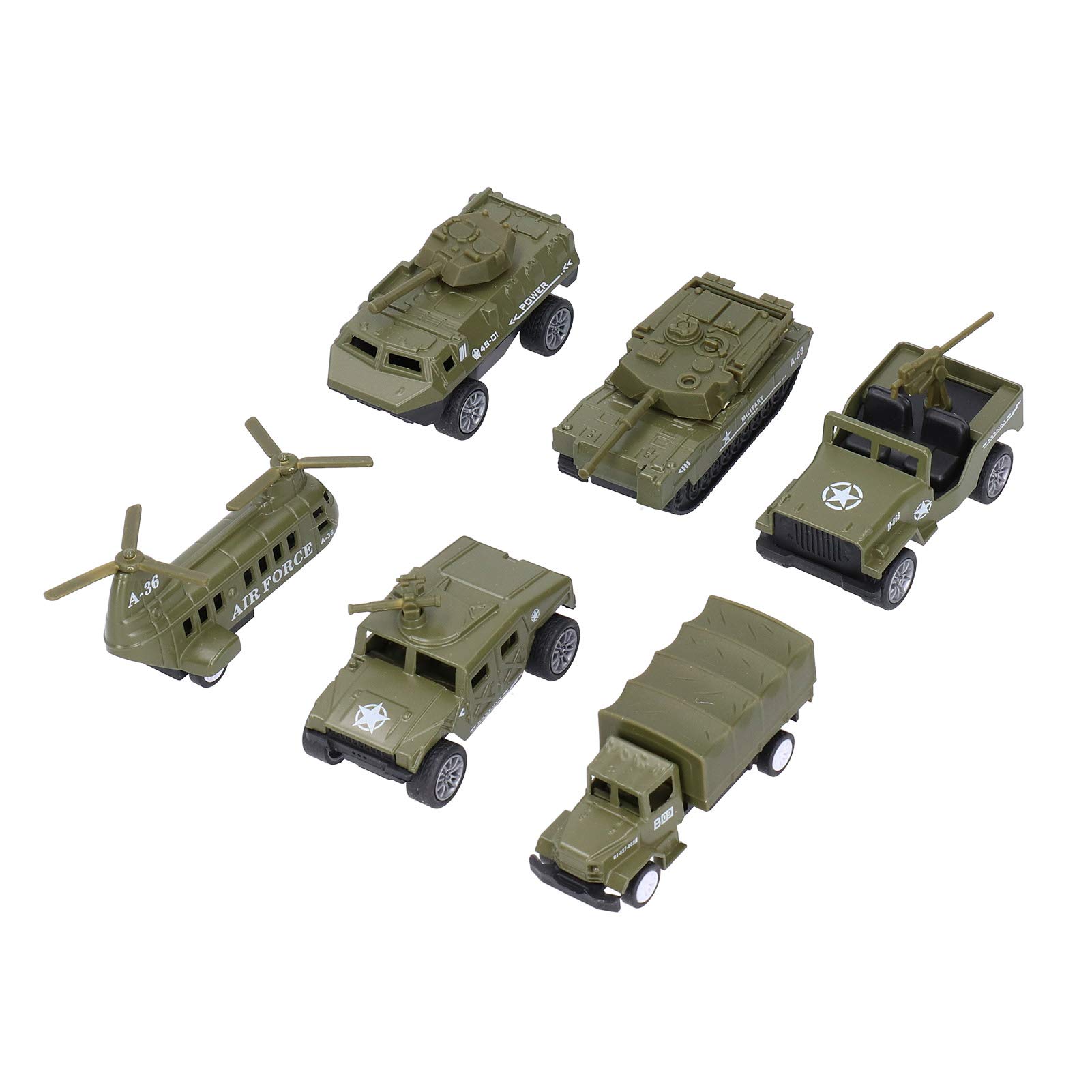 Tnfeeon Military Car Model, Alloy Truck Vehicle, Strong Model Car, for Kids Adults Children Boys Girls