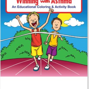 ZOCO - Learn about Asthma - Custom Kids Educational Coloring Books (250 Bulk Pack, with Crayons) - Know Asthma Symptoms - Doctors, Hospitals, Medical Center Handout - Games, Puzzles, Activities