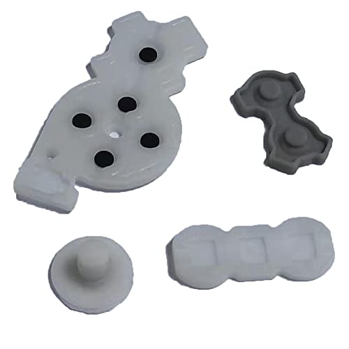 VANJUNN For Wii Controller Buttons Replacement Conductive Rubber Pads for Wii game Controller (Gray)