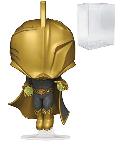 POP DC Heroes: Black Adam - Dr. Fate (Metallic) Funko Vinyl Figure (Bundled with Compatible Box Protector Case), Multicolor, 3.75 inches