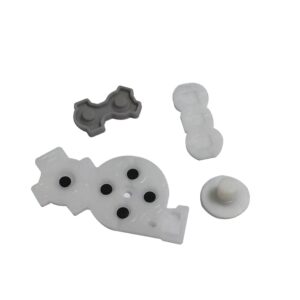 VANJUNN For Wii Controller Buttons Replacement Conductive Rubber Pads for Wii game Controller (Gray)