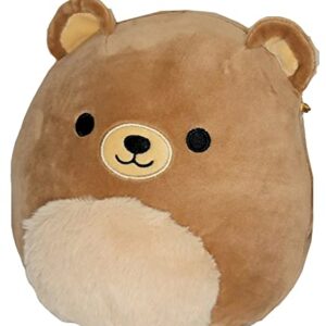 Squishmallow Official Kellytoy Plush Wildlife Zoo Squad Squishy Soft Plush Toy Animals (Omar Bear (Fuzzy Belly), 8 Inch)