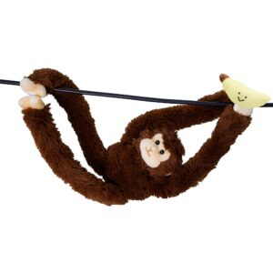 Staymore Monkey Stuffed Animals - Hanging Monkey Stuffed Animal with Hands and feet - Soft Stuffed Monkey for Boys & Girls - Décor Item for Jungle & Safari Theme - 23-Inch (Coco)