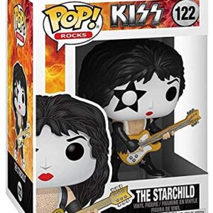 POP Rocks: KISS - Starchild (Paul Stanley) Funko Vinyl Figure (Bundled with Compatible Box Protector Case), Multicolored, 3.75 inches