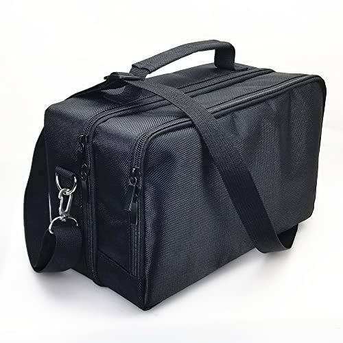 X-Box Series S Travel Bag Carry Case for X-Box Series S Console Storage Case Cover Protective Handbag Waterproof Shockproof Adjustable Shoulder Bag for X-Box Series S Controllers Headset Black