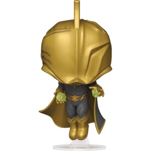 POP DC Heroes: Black Adam - Dr. Fate (Metallic) Funko Vinyl Figure (Bundled with Compatible Box Protector Case), Multicolor, 3.75 inches