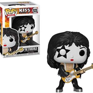 POP Rocks: KISS - Starchild (Paul Stanley) Funko Vinyl Figure (Bundled with Compatible Box Protector Case), Multicolored, 3.75 inches