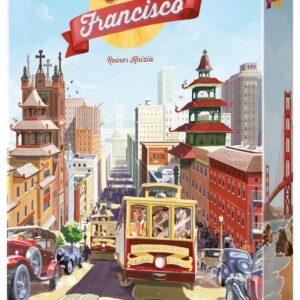 Rebel Studio San Francisco Board Game - Urban Planning Strategy Game, City Building & Designing Game for Kids and Adults, Ages 12+, 2-4 Players, 45-60 Minute Playtime, Made by Rebel Studio