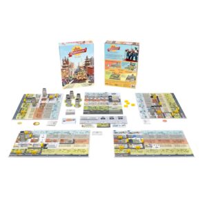 Rebel Studio San Francisco Board Game - Urban Planning Strategy Game, City Building & Designing Game for Kids and Adults, Ages 12+, 2-4 Players, 45-60 Minute Playtime, Made by Rebel Studio