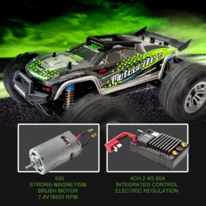 QIYHBVR RC Cars Remote Control Car for Boys 2.4 GHZ 40KM/H High Speed Racing Car, 1:12 RC Trucks 4x4 Offroad with Lights, Electric Rock Crawler Toy Car Gift for Kids Adults Girls