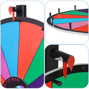 Hooomyai Prize Wheel Pegs & Red Pointer Replacement Kit Spinning Wheel Replacement for Trade Show Carnival Party Pub