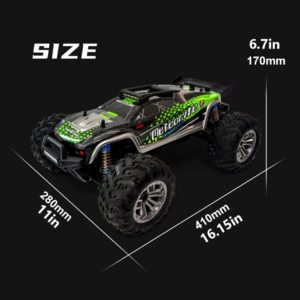 QIYHBVR RC Cars Remote Control Car for Boys 2.4 GHZ 40KM/H High Speed Racing Car, 1:12 RC Trucks 4x4 Offroad with Lights, Electric Rock Crawler Toy Car Gift for Kids Adults Girls