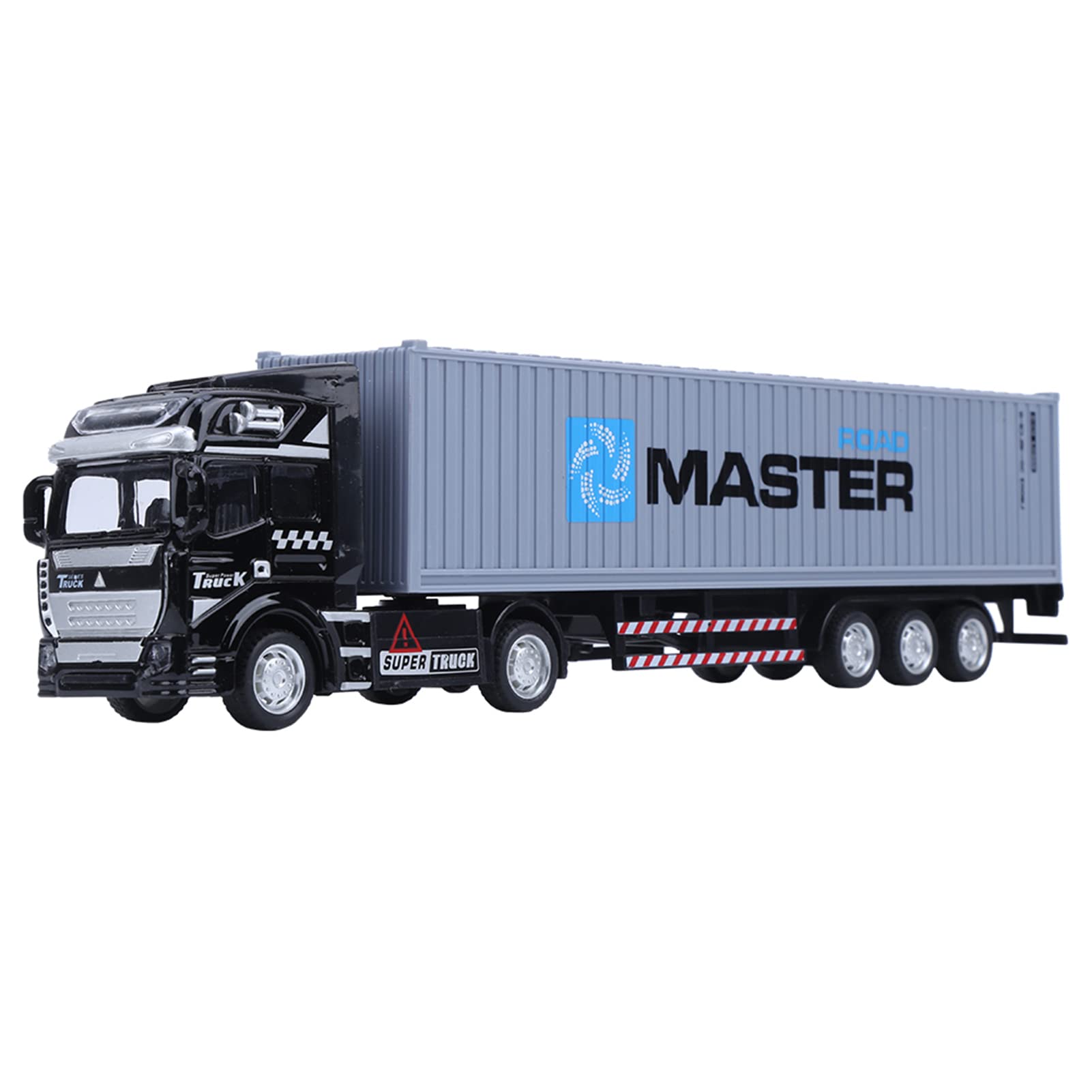 1: 48 Alloy Container Truck Model Toy, High Simulation Detachable Container Children Vehicle Car Toys Sportinggoods Electric Toys, Electronic Pets, Sound Toys(Grey£©