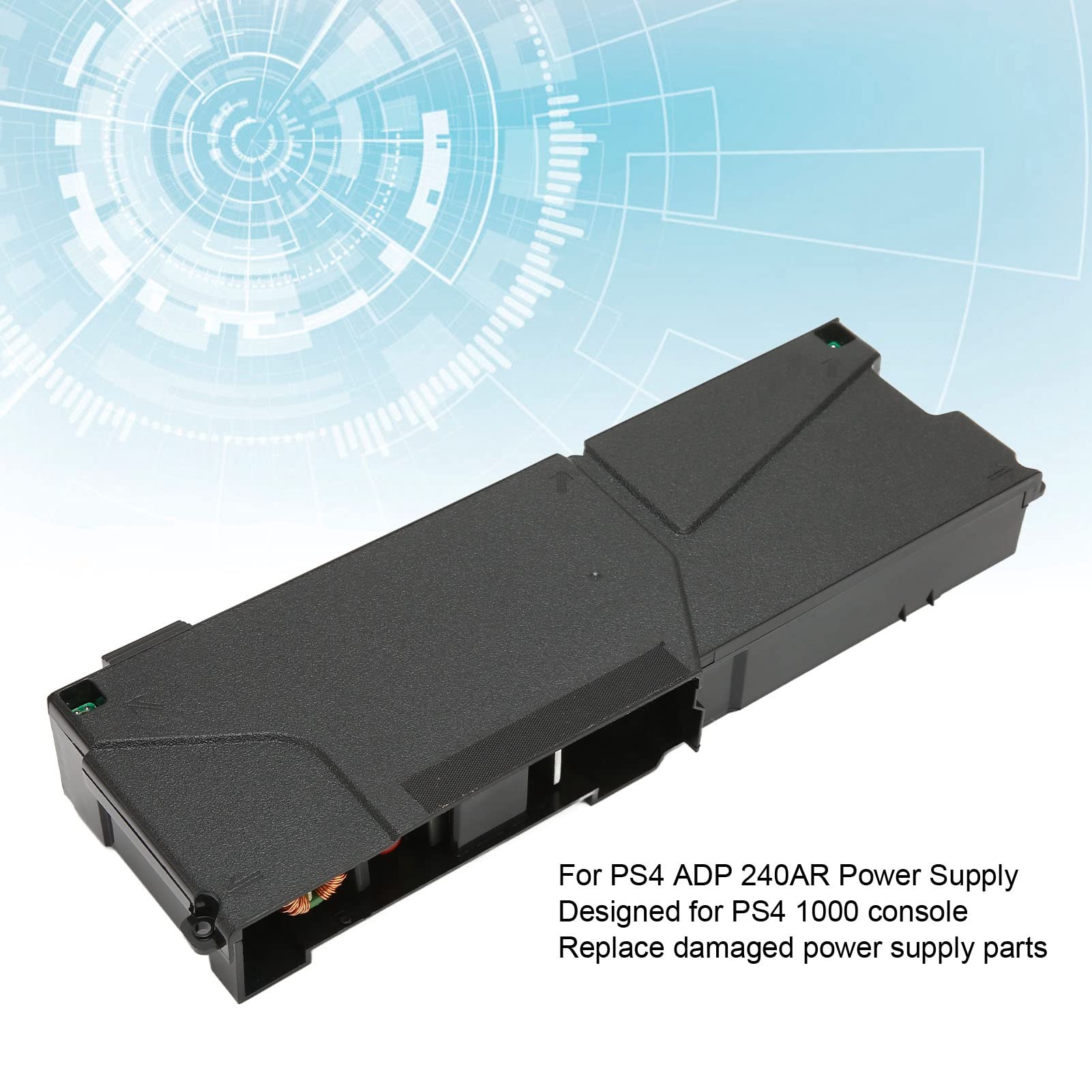 ADP 240AR Power Supply Designed for PS4 1000 Console, Game Console Power Supply Unit, Precise Cutout and Interface, Replace Damaged Power Supply Parts