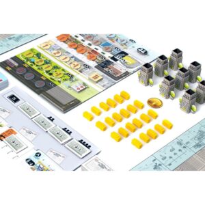 Rebel Studio San Francisco Board Game - Urban Planning Strategy Game, City Building & Designing Game for Kids and Adults, Ages 12+, 2-4 Players, 45-60 Minute Playtime, Made by Rebel Studio