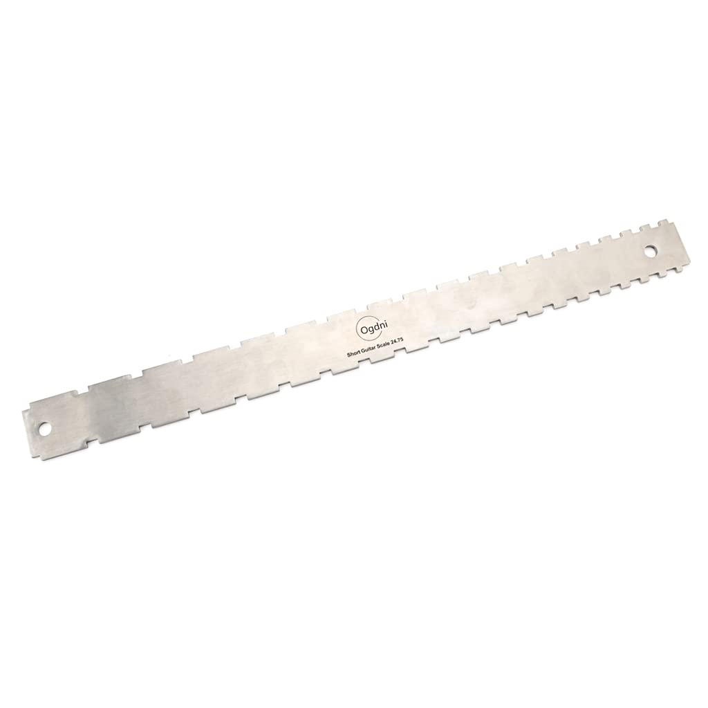 Ogdni Guitar Neck Notched Straight Edge Guitar Notched Neck Straight Edge Luthiers Tool for Gibson Fender Guitar