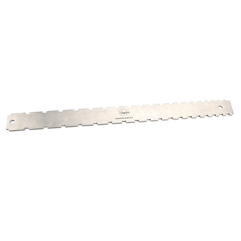 Ogdni Guitar Neck Notched Straight Edge Guitar Notched Neck Straight Edge Luthiers Tool for Gibson Fender Guitar