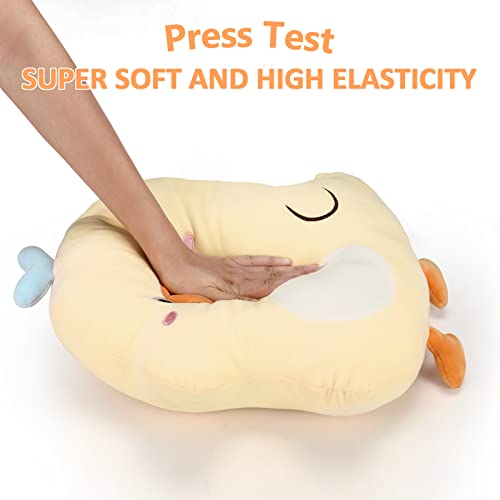 Cartoon Stuffed Animal Plush Pillow - 17.8Inch Cute Duck Plush Pillow Toys Soft and Comfortable Goose Plush Cushion Multipurpose Design for Bedroom Sofa Car Office Decoration Gift