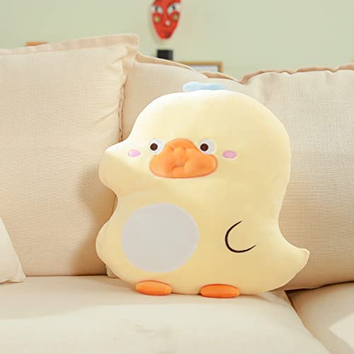 Cartoon Stuffed Animal Plush Pillow - 17.8Inch Cute Duck Plush Pillow Toys Soft and Comfortable Goose Plush Cushion Multipurpose Design for Bedroom Sofa Car Office Decoration Gift